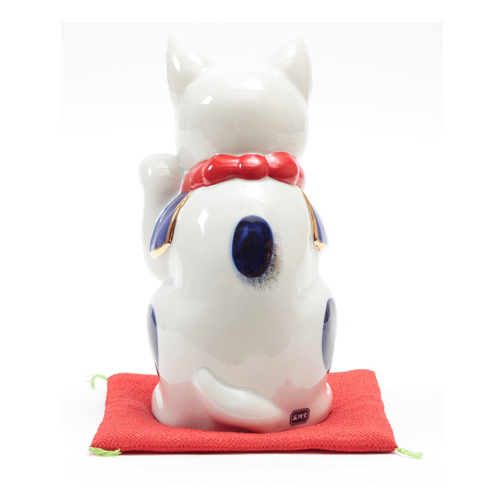 porcelain beckoning cat Seto ware 7752-S