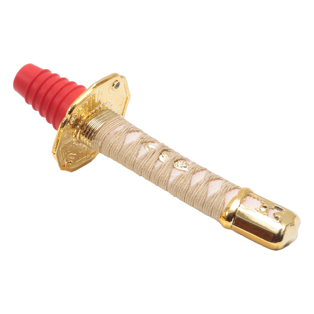 Samurai sword wine bottle stopper