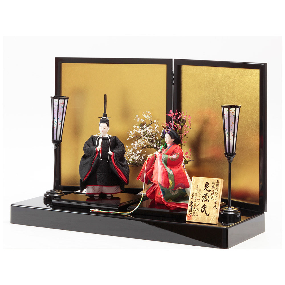 Standing Hina Dolls "Hikaru Genji" Supervised by Costume Designer Emi Wada 73HR-K53-S