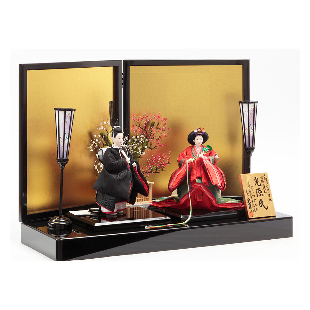 Standing Hina Dolls "Hikaru Genji" Supervised by Costume Designer Emi Wada 73HR-K53-S