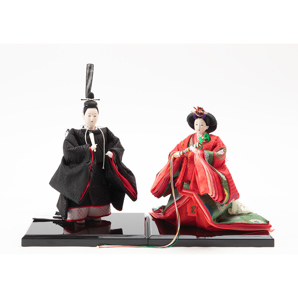 Standing Hina Dolls "Hikaru Genji" Supervised by Costume Designer Emi Wada 73HR-K53-S