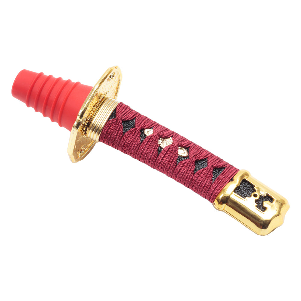 Samurai sword wine bottle stopper