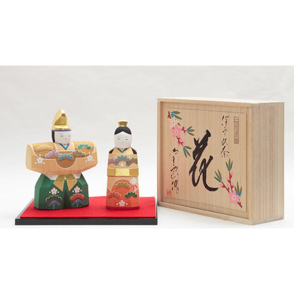 Iyo Ittobori Standing Hina Dolls 4H-I5