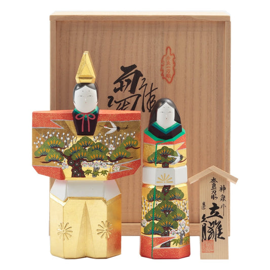 Nara Ittobori Standing Hina Dolls 3H-I6-Z-US