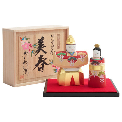 Iyo Ittobori Standing Hina Dolls 4H-19