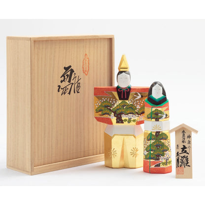 Nara Ittobori Standing Hina Dolls 3H-I6-Z-US