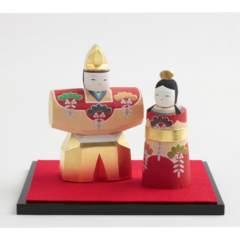 Iyo Ittobori Standing Hina Dolls 4H-19