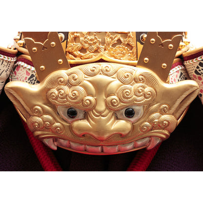 Japanese Samurai  Helmet, Japanese Decor Art, The Lion's Roar 3G-K59-Z-US