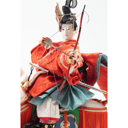 Japanese Doll, Japanese Decor Art, Yabusame　3G-M20-Z