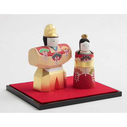 Iyo Ittobori Standing Hina Dolls 4H-19