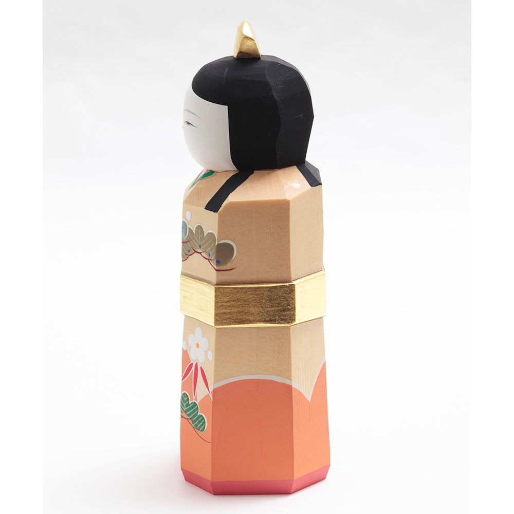 Iyo Ittobori Standing Hina Dolls 4H-I5