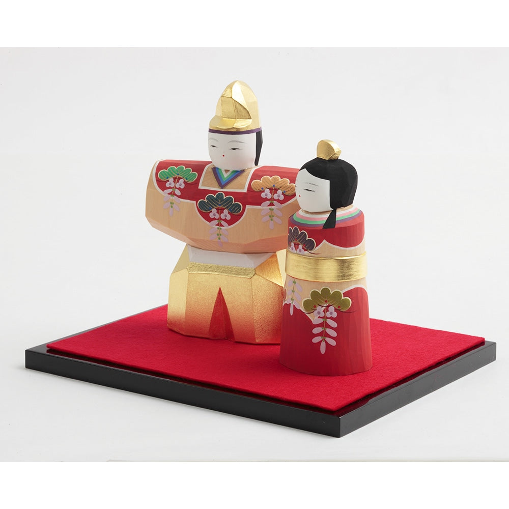 Iyo Ittobori Standing Hina Dolls 4H-19