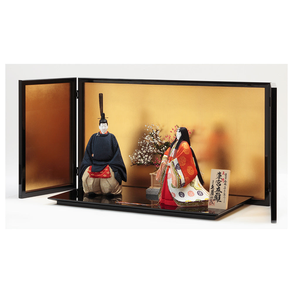 Kimekomi Standing Hina Dolls "Kokin" 73HR-M64