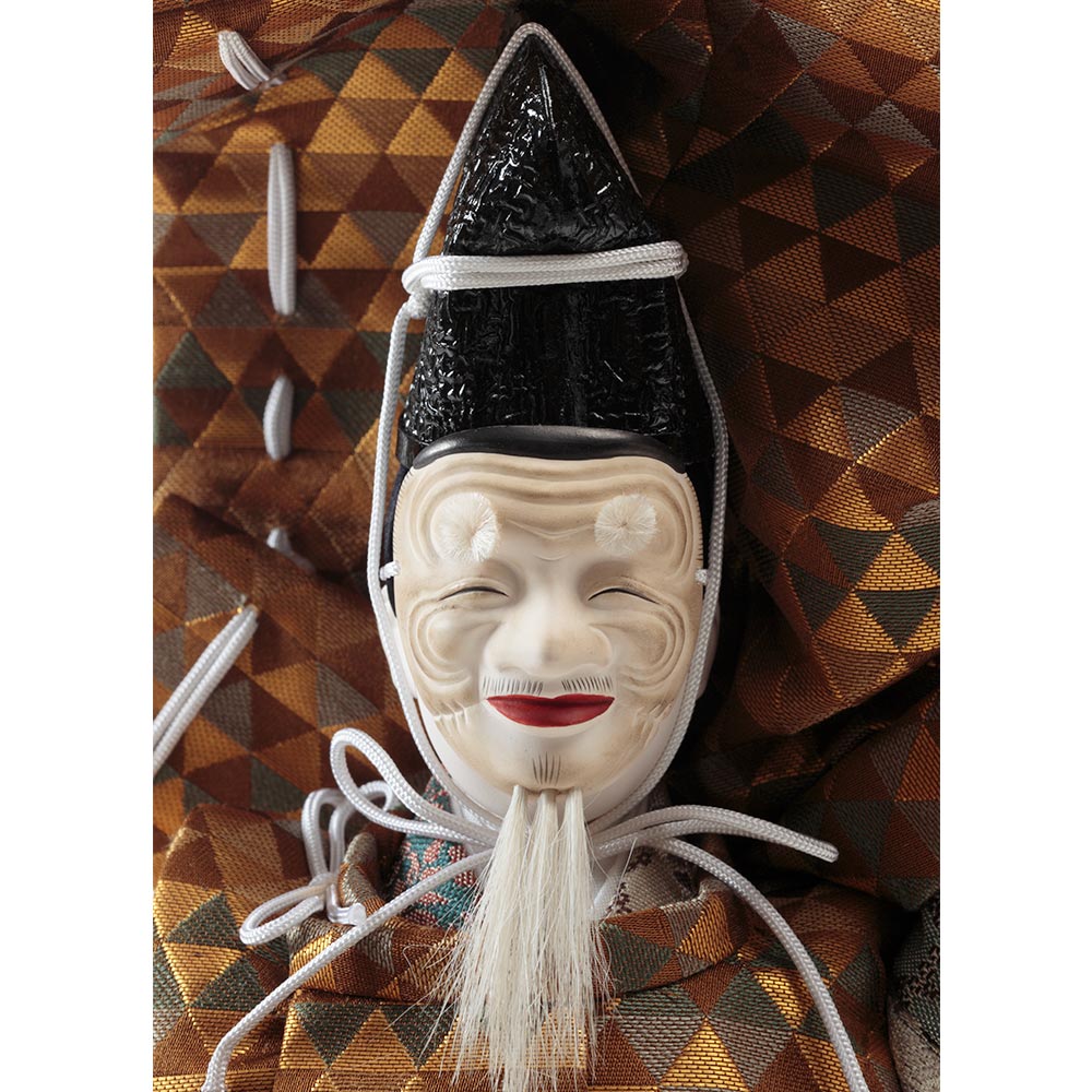 Noh Japanese Doll – Okina B5101